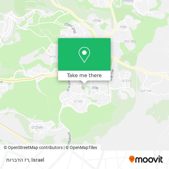 רז הדברות map