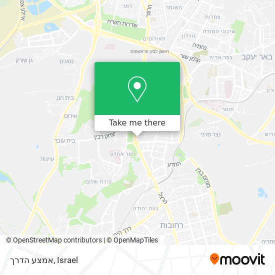 אמצע הדרך map