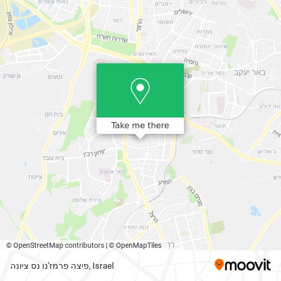 פיצה פרמז'נו נס ציונה map