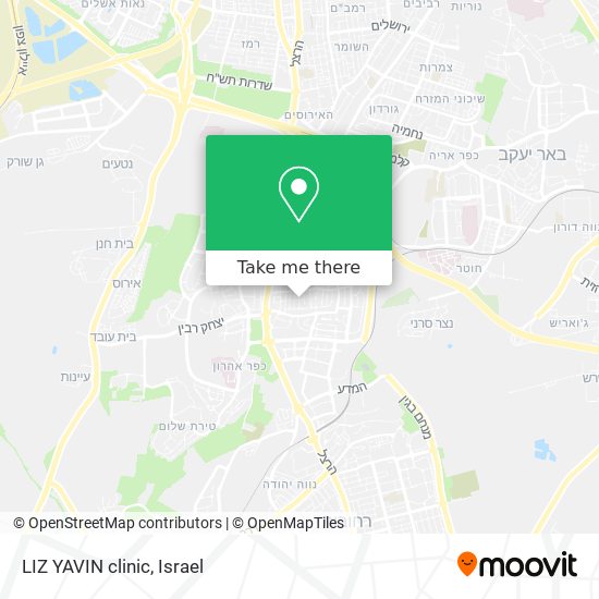 LIZ YAVIN clinic map