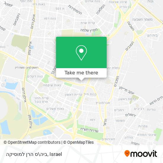 ביה\ס הרן למוסיקה map