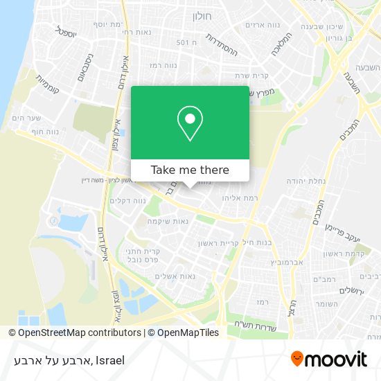 ארבע על ארבע map