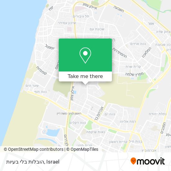 הובלות בלי בעיות map