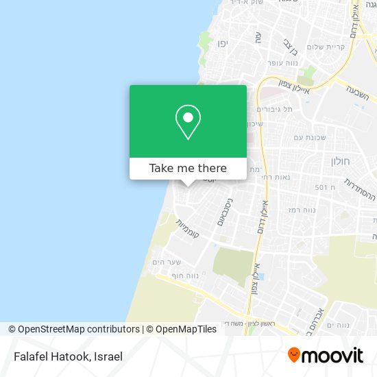 Falafel Hatook map