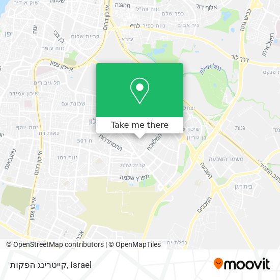 קייטרינג הפקות map