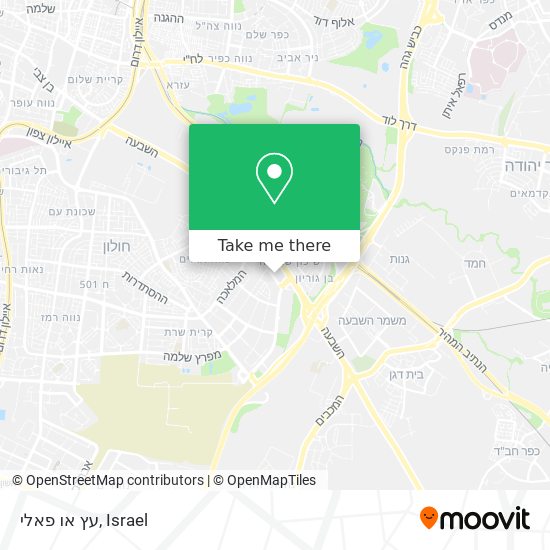 עץ או פאלי map