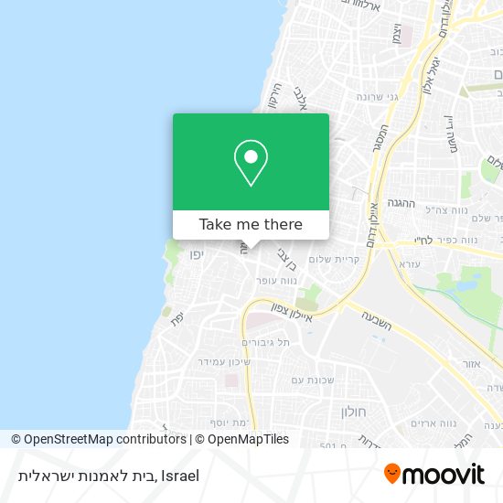 בית לאמנות ישראלית map