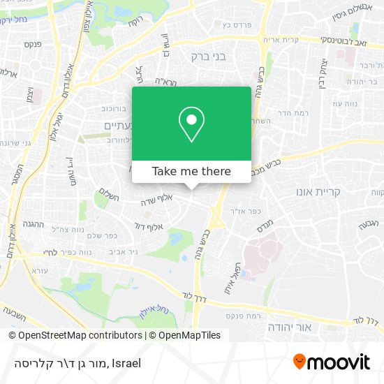 מור גן ד\ר קלריסה map