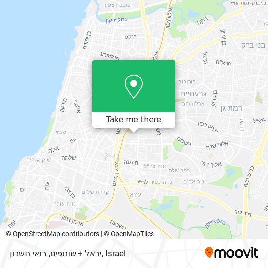 יראל + שותפים, רואי חשבון map