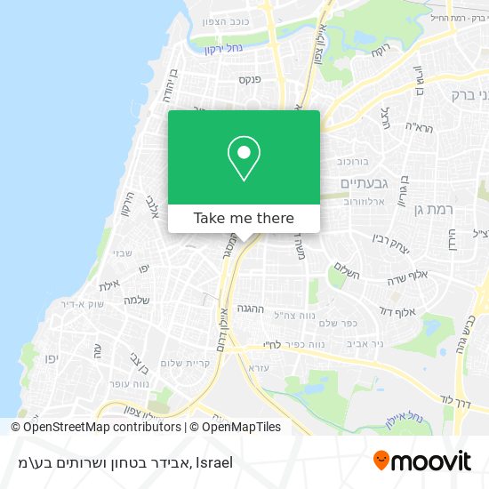 אבידר בטחון ושרותים בע\מ map