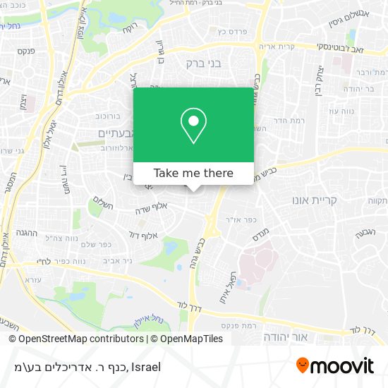 כנף ר. אדריכלים בע\מ map