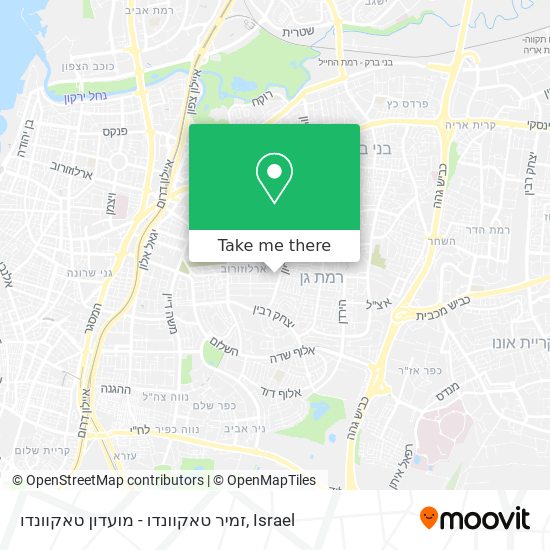 זמיר טאקוונדו - מועדון טאקוונדו map