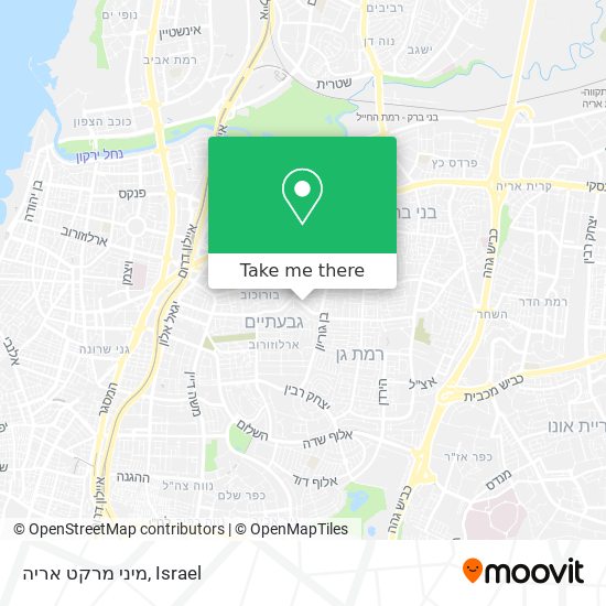 מיני מרקט אריה map