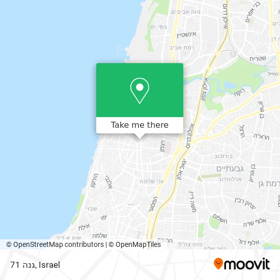 Карта גנה 71