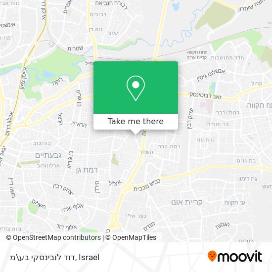 Карта דוד לובינסקי בע\מ