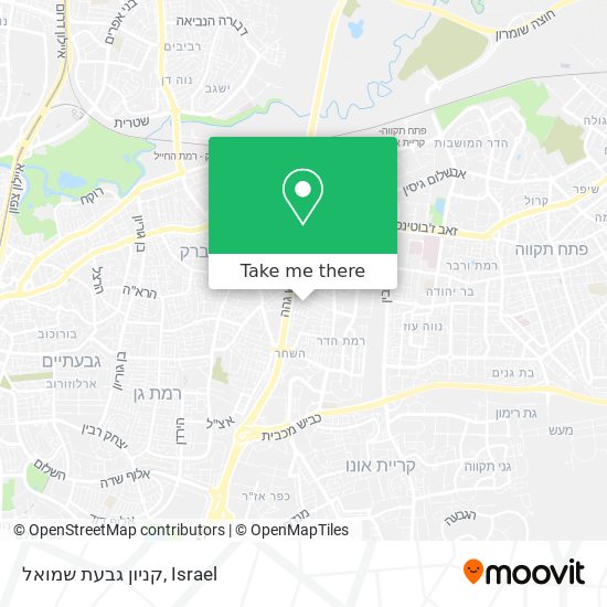 קניון גבעת שמואל map