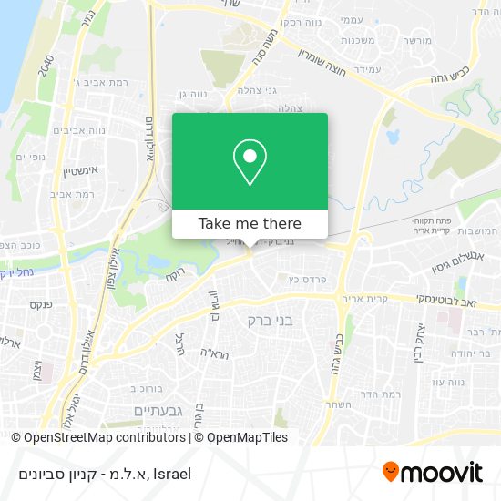 א.ל.מ - קניון סביונים map