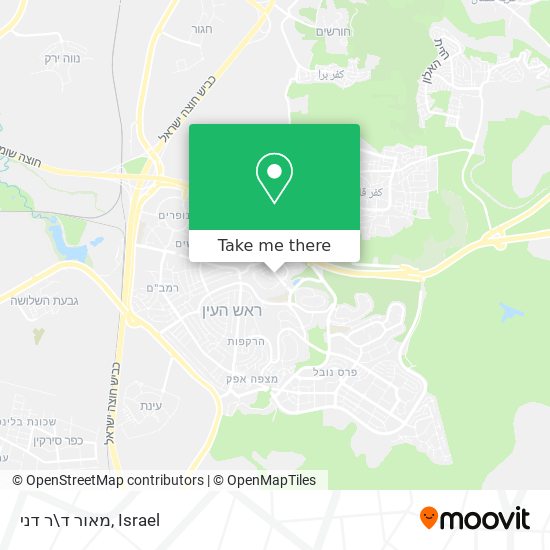 מאור ד\ר דני map