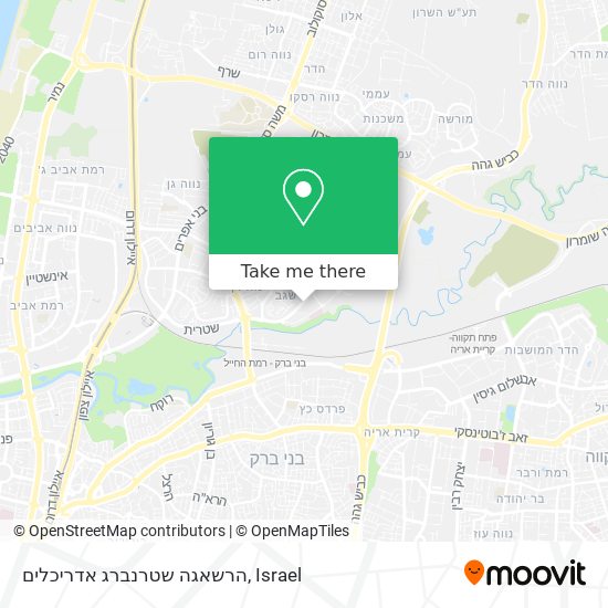 הרשאגה שטרנברג אדריכלים map