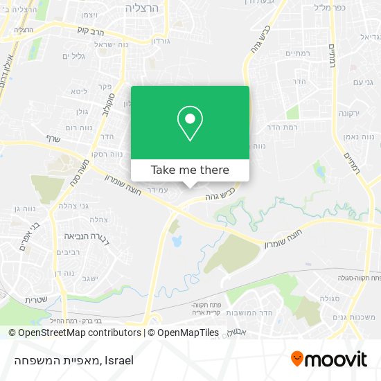 מאפיית המשפחה map