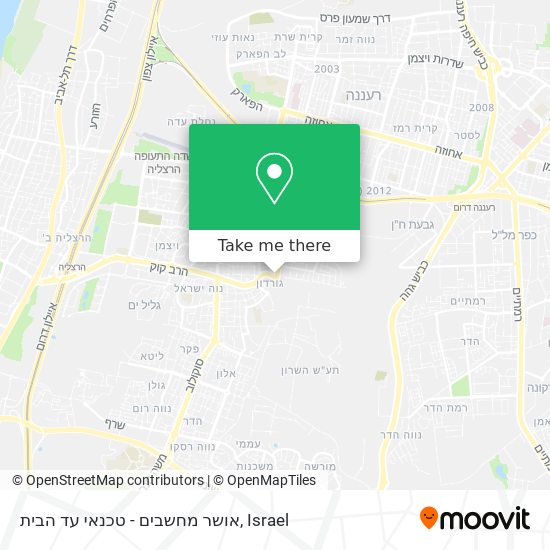 אושר מחשבים - טכנאי עד הבית map