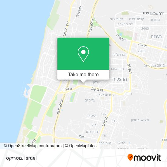Карта מטריקס