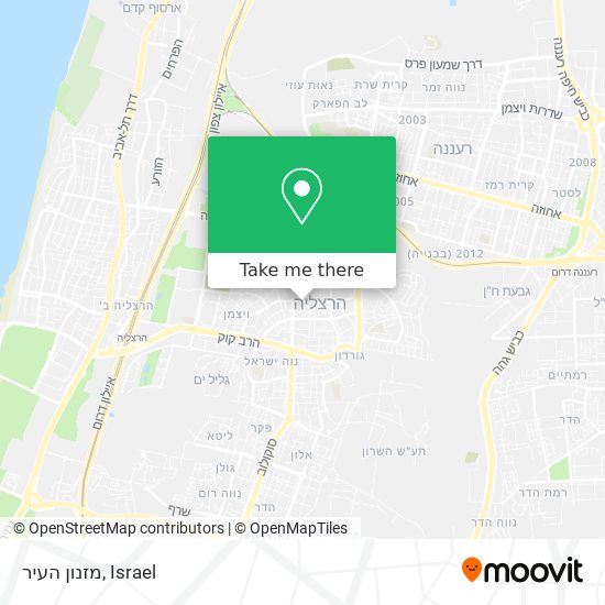 Карта מזנון העיר
