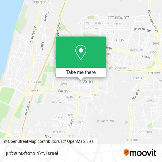 Карта ד\ר ברסלאור שלמון
