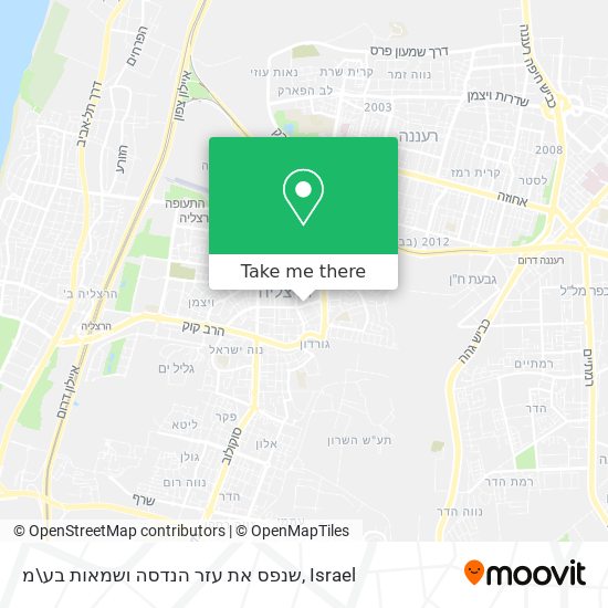 שנפס את עזר הנדסה ושמאות בע\מ map