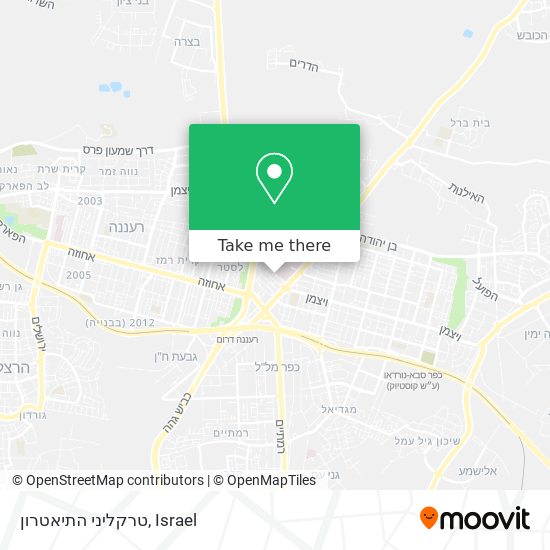 טרקליני התיאטרון map