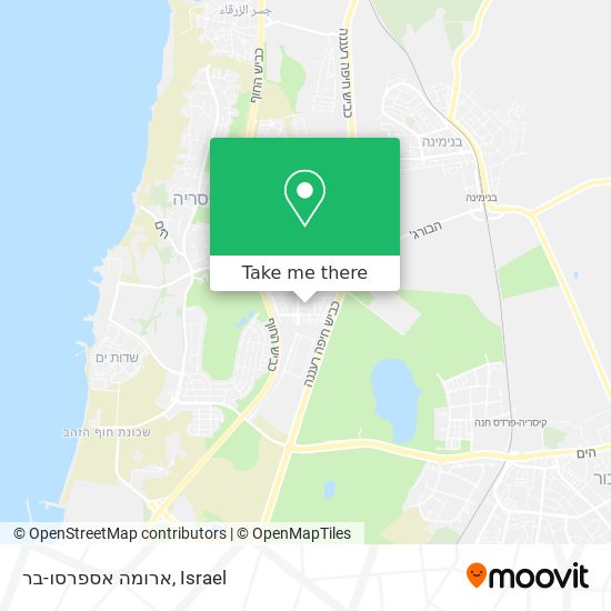 ארומה אספרסו-בר map