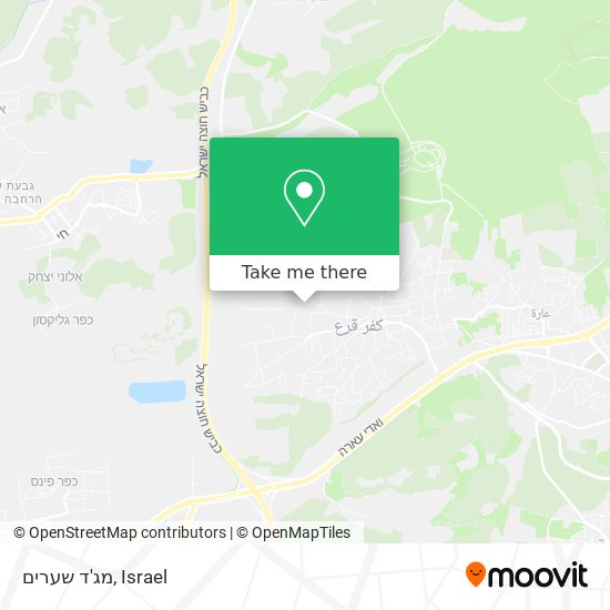 מג'ד שערים map