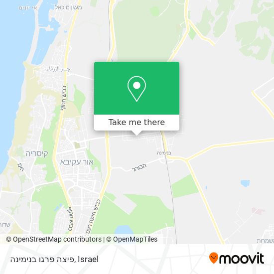 פיצה פרגו בנימינה map