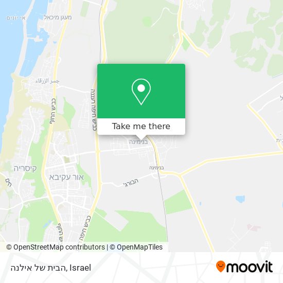 הבית של אילנה map