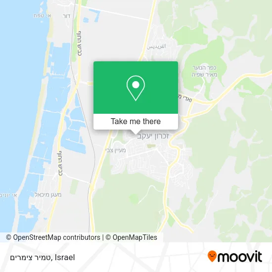 Карта טמיר צימרים