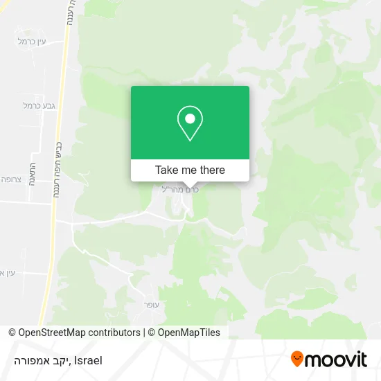 Карта יקב אמפורה
