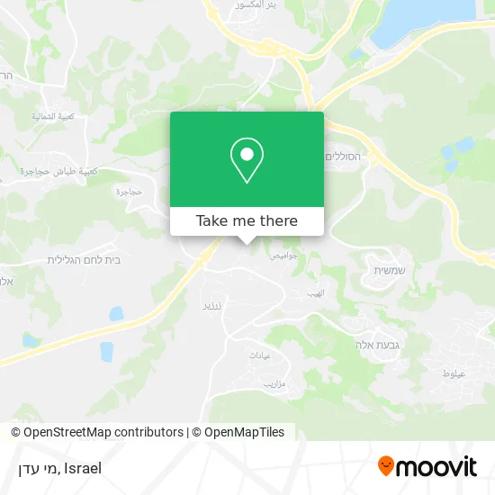 Карта מי עדן