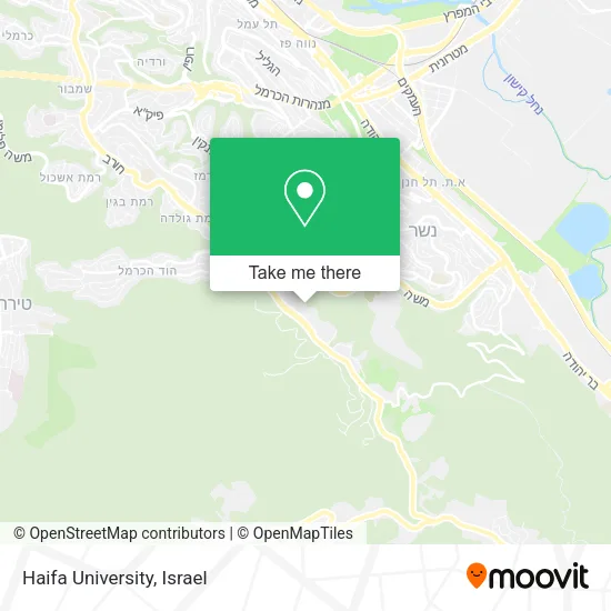Haifa University map