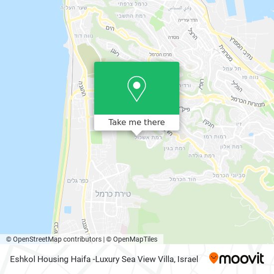 Карта Eshkol Housing Haifa -Luxury Sea View Villa