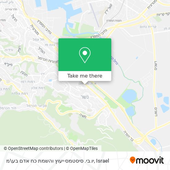 יו.בי. סיסטמס-יעוץ והשמת כח אדם בע\מ map