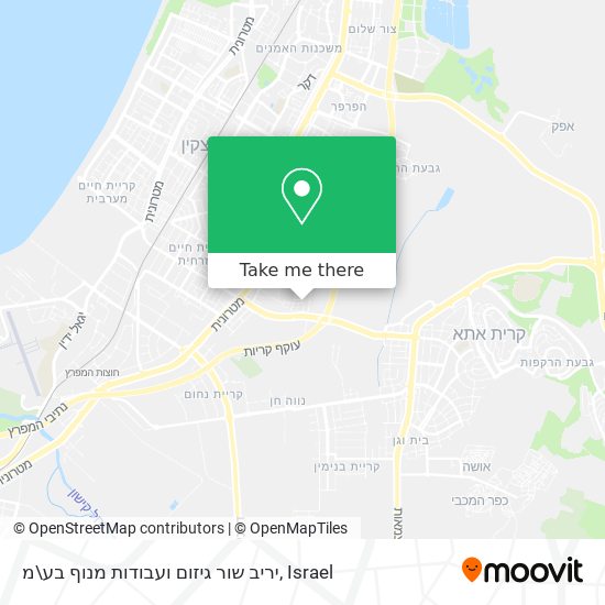 יריב שור גיזום ועבודות מנוף בע\מ map