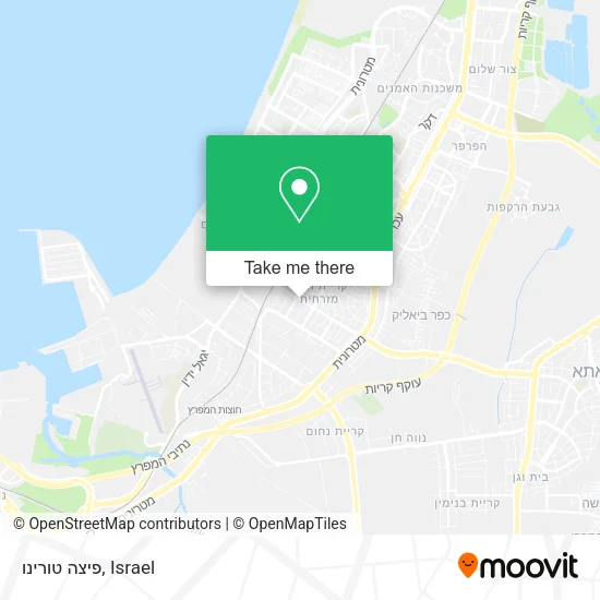 Карта פיצה טורינו