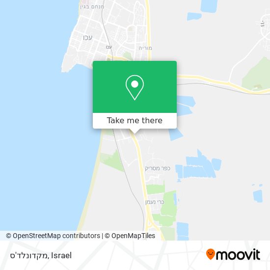 מקדונלד'ס map