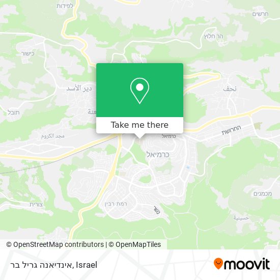 אינדיאנה גריל בר map