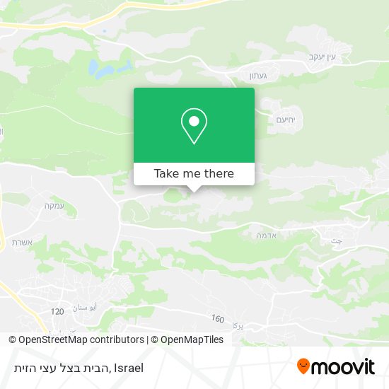 הבית בצל עצי הזית map