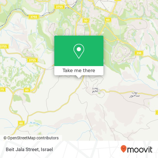 Карта Beit Jala Street