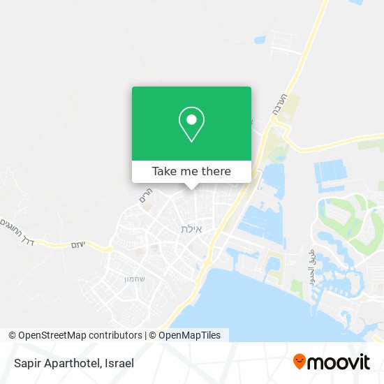 Sapir Aparthotel map