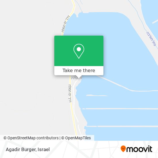 Agadir Burger map