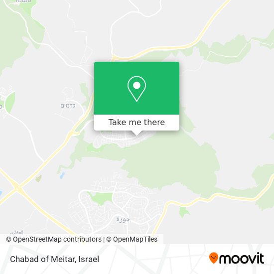 Карта Chabad of Meitar