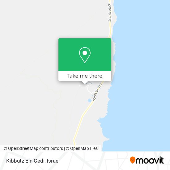 Kibbutz Ein Gedi map